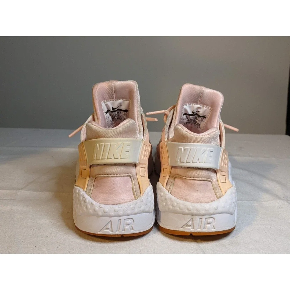 Nike Womens Air Huarache Run 634835-607 Sunset Tint Running Shoes Lace Up Sz 6 - Picture 3 of 9